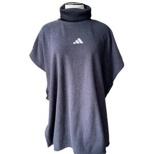 Adidas SLCT Poncho Womens Basketball Turtleneck Top Black Large